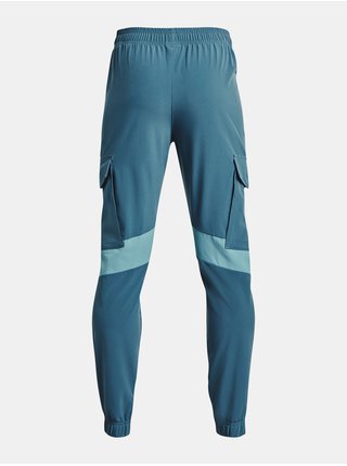 Modré sportovní kalhoty Under Armour UA Pennant Woven Cargo Pant