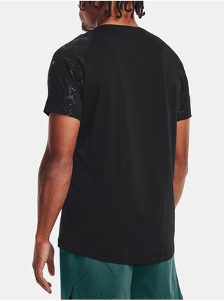 Tričko Under Armour UA Rush Emboss SS-BLK