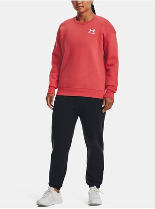 Červená mikina Under Armour Essential Fleece Crew