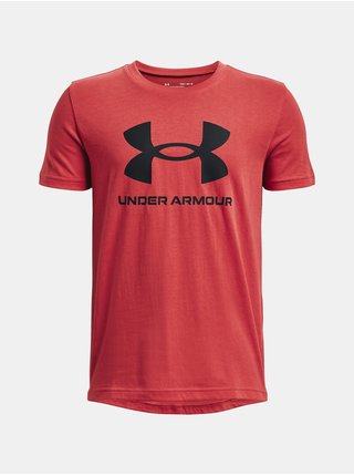 Červené tričko Under Armour UA SPORTSTYLE LOGO SS