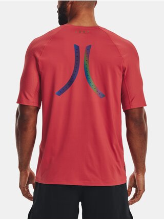 Tričká s krátkym rukávom pre mužov Under Armour - červená