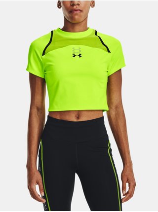Neonově zelené dámské sportovní tričko Under Armour UA Run Anywhere 