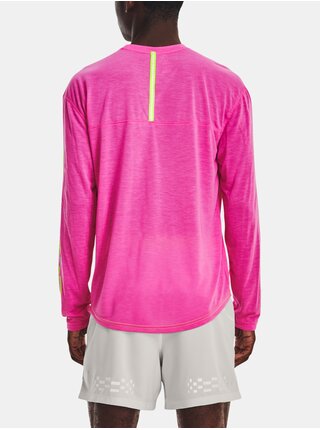 Tričká s dlhým rukávom pre mužov Under Armour - ružová