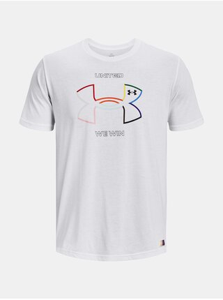 Tričká s krátkym rukávom pre mužov Under Armour - biela