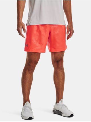 Oranžové sportovní kraťasy Under Armour UA Woven Emboss Short