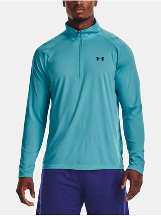 Tričko Under Armour UA Tech 2.0 1/2 Zip-BLU