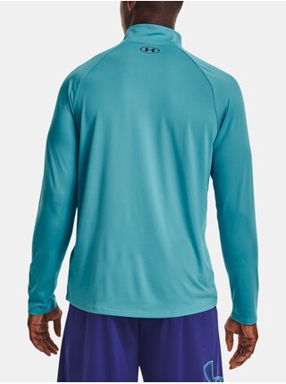 Tričko Under Armour UA Tech 2.0 1/2 Zip-BLU