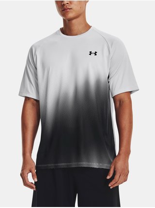 Světle šedé sportovní tričko Under Armour UA Tech Fade SS