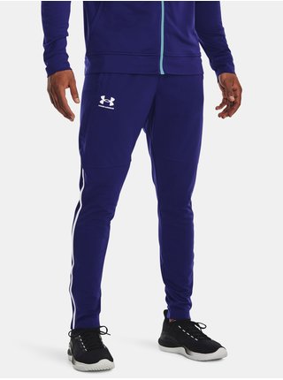 Tmavě modré sportovní kalhoty Under Armour UA PIQUE TRACK PANT