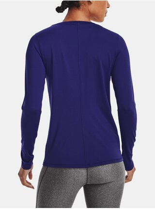 Tričká s dlhým rukávom pre ženy Under Armour - modrá