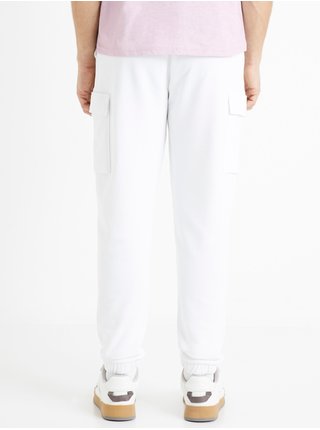 Voľnočasové nohavice pre mužov Celio - biela