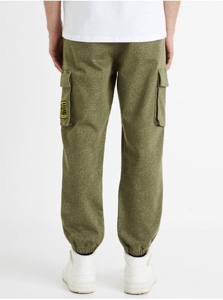 Voľnočasové nohavice pre mužov Celio - zelená