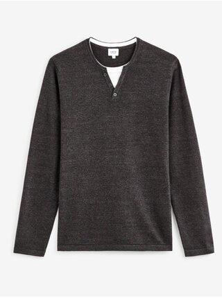 Svetre pre mužov Celio - čierna, biela