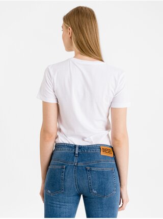 Tričká s krátkym rukávom pre ženy Calvin Klein - biela