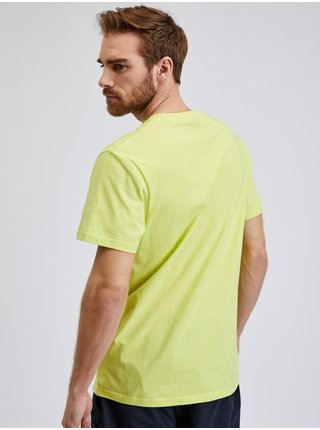 Žluté pánské bavlněné tričko s kapsičkou SAM73 Fenaklid 