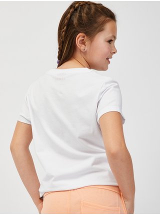 Bílé holčičí tričko s potiskem SAM73 Mora 