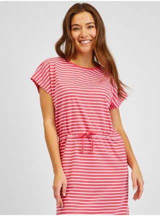 Letné a plážové šaty pre ženy SAM 73 - červená, biela