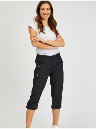 Černé dámské sportovní kalhoty s odepínací nohavicí SAM73 Aries 