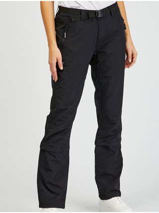 Černé dámské sportovní kalhoty s odepínací nohavicí SAM73 Aries 