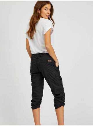 Černé dámské tříčtvrteční kalhoty SAM73 Fornax 