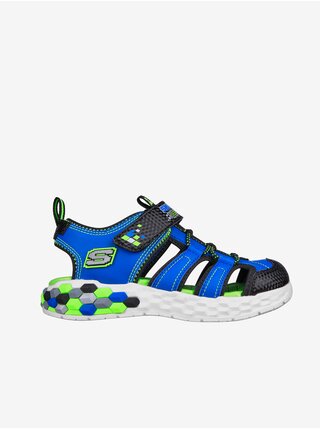 Modré chlapčenské sandále Skechers Mega Splash 2.0