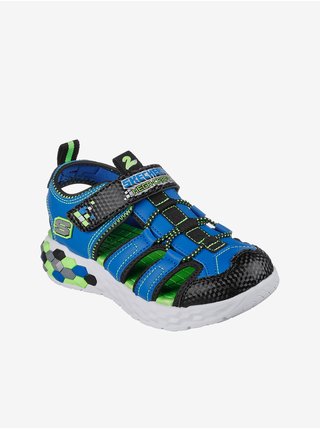 Modré chlapčenské sandále Skechers Mega Splash 2.0