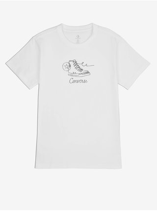 Bílé dámské tričko Converse 