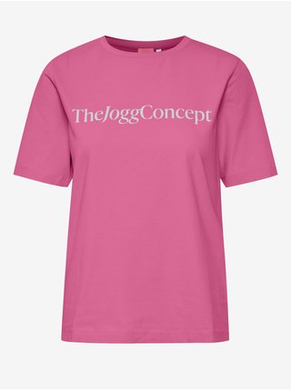 Tričká s krátkym rukávom pre ženy The Jogg Concept - ružová