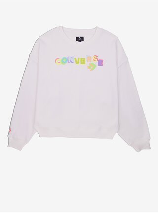 Krémová dámska mikina Converse