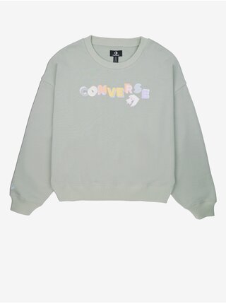 Mikiny pre ženy Converse - svetlozelená