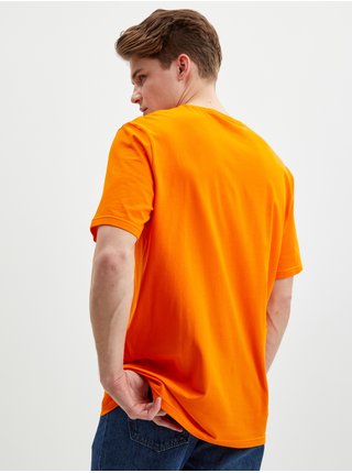 Oranžové pánské tričko HUGO BOSS