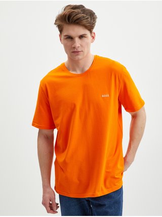 Oranžové pánske tričko HUGO BOSS