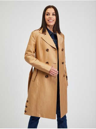 Trenčkoty a ľahké kabáty pre ženy ORSAY - svetlohnedá