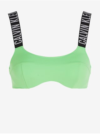 Světle zelený dámský vrchní díl plavek Calvin Klein Underwear