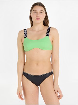 Světle zelený dámský vrchní díl plavek Calvin Klein Underwear