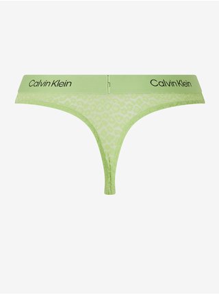Světle zelená dámská tanga Calvin Klein Underwear