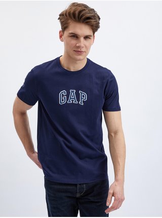 Tmavomodré pánske tričko s logom GAP