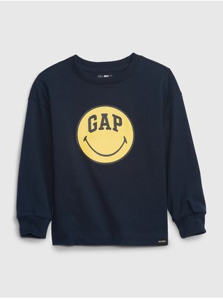 Tmavě modré klučičí tričko GAP & Smiley® 