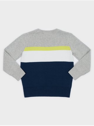Modro-šedý chlapčenský pruhovaný sveter GAP
