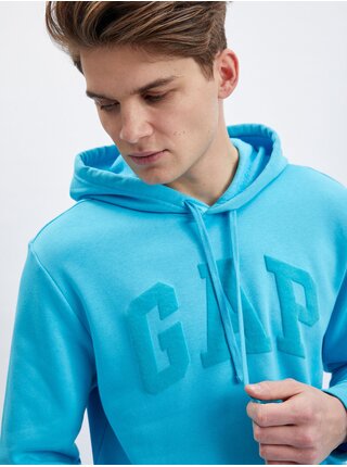 Modrá pánská mikina vintage soft GAP