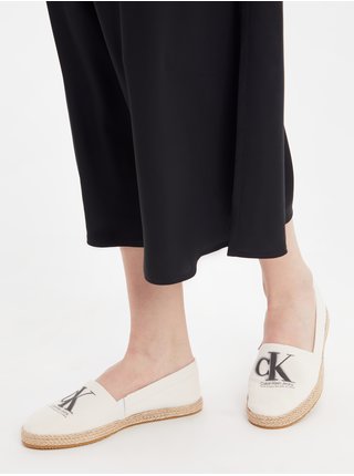 Krémové dámske espadrilky Calvin Klein Jeans