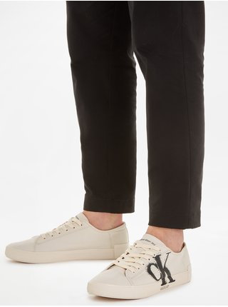 Bílé pánské plátěné tenisky Calvin Klein Jeans