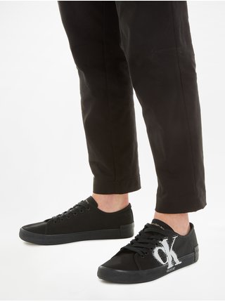 Černé pánské plátěné tenisky Calvin Klein Jeans