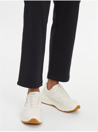 Bílé pánské kožené tenisky Calvin Klein Jeans