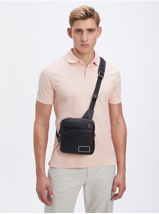 Černá pánská vzorovaná crossbody taška Calvin Klein