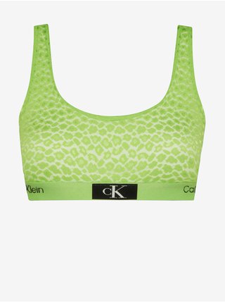 Světle zelená dámská krajková podprsenka  Calvin Klein Underwear