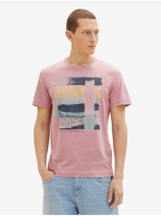 Růžové pánské tričko Tom Tailor