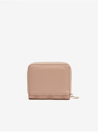 Světle růžová dámská vzorovaná peněženka Guess La Femme Small