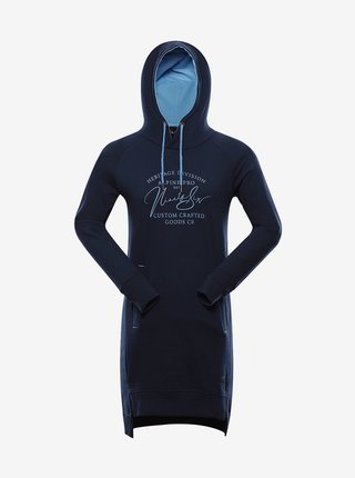 Voľnočasové šaty pre ženy Alpine Pro - tmavomodrá
