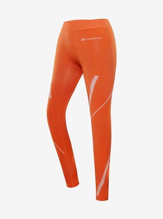 Oranžové pánské funkční spodní kalhoty ALPINE PRO ELIB 